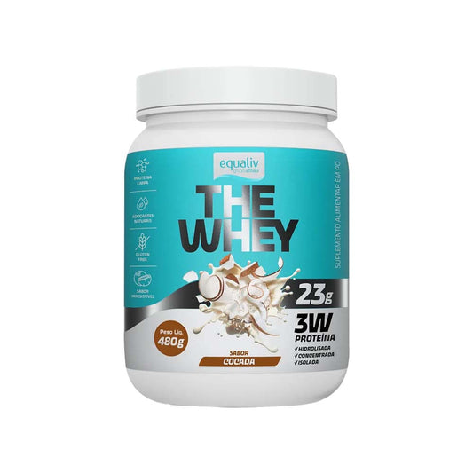 Whey Protein 3W Sabor Cocada 480g Equaliv