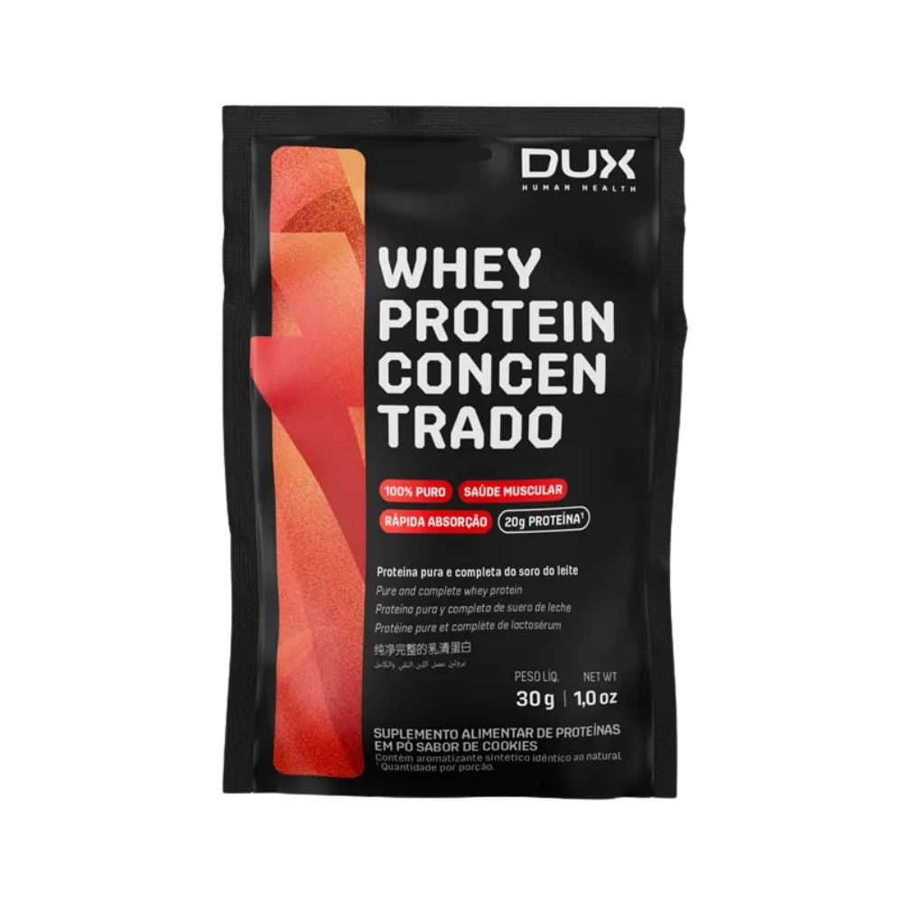 Whey Protein Concentrado Cookies 30g DUX Human Health
