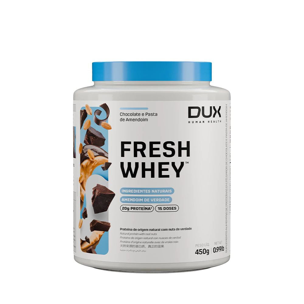 Whey Protein FreshWhey Chocolate e Pasta de Amendoim 450g DUX Human Health