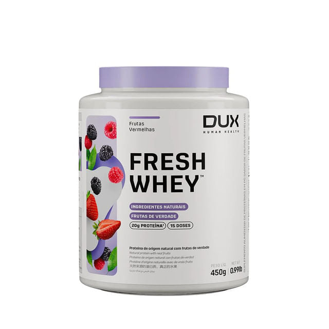 Whey Protein FreshWhey Frutas Vermelhas 450g DUX Human Health
