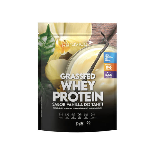 Whey Protein Grassfed Vanilla Tahiti 450g PuraVida
