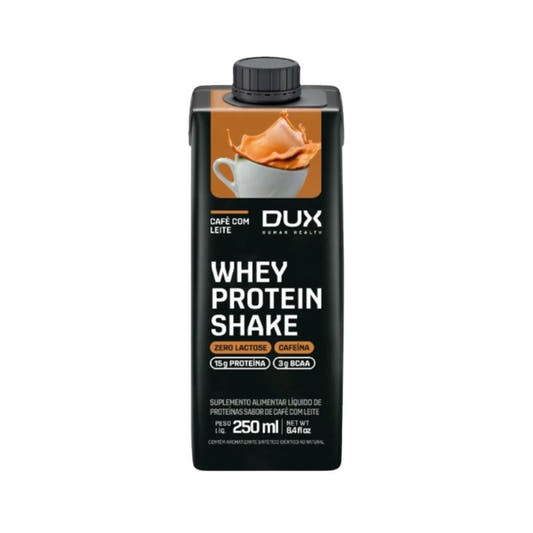 Whey Protein Shake Café com Leite 250ml DUX Human Health