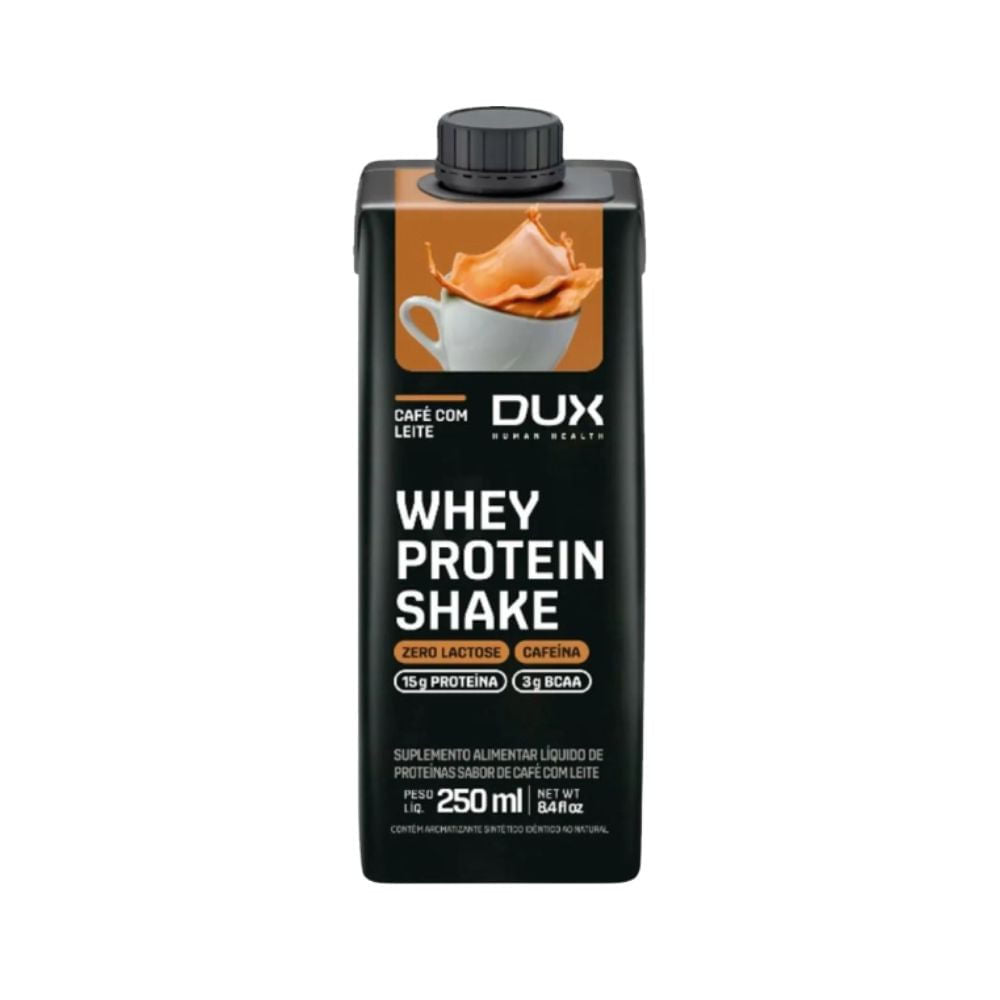 Whey Protein Shake Café com Leite 250ml DUX Human Health