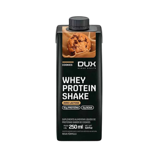 Whey Protein Shake Cookies 250ml DUX Human Health