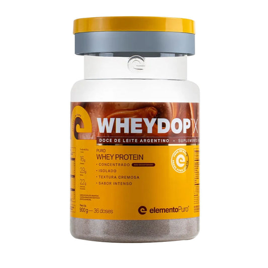 WheyDop Whey Protein X Sabor Doce de Leite 900g Elemento Puro