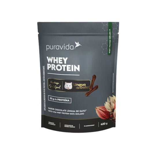Whey Protein Isolado Kopenhagen Lingua de Gato 450g Puravida -1-