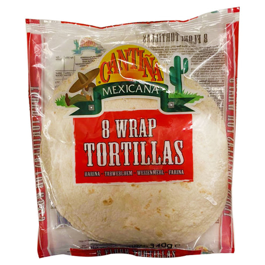 Wrap Tortillas 8un 340g Cantina Mexicana