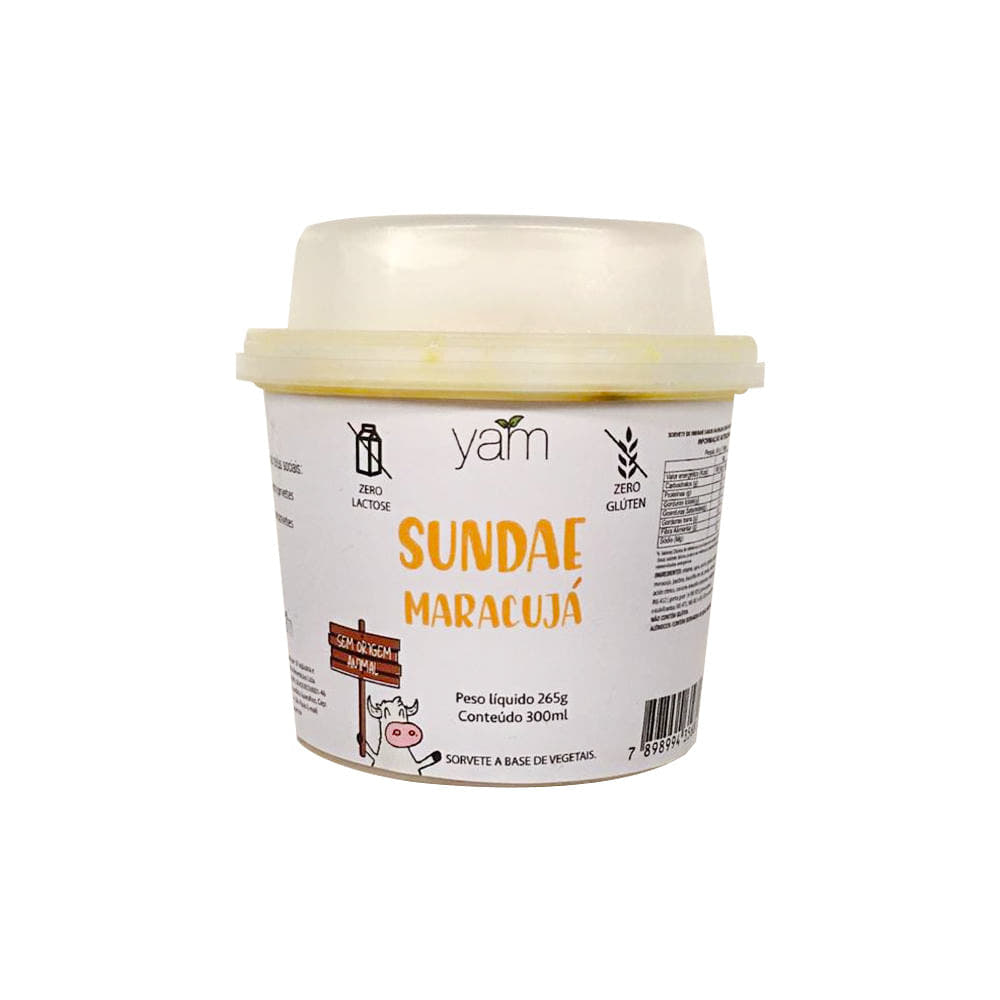 Sundae Vegano Sabor Maracuja 300ml Yam