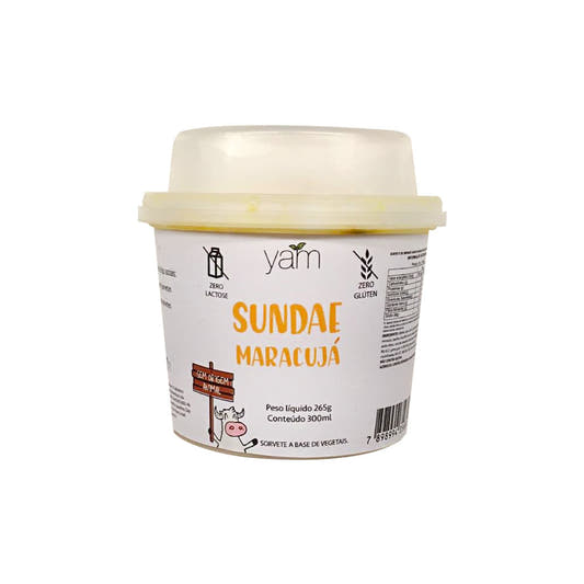 Sundae Vegano Sabor Maracuja 300ml Yam