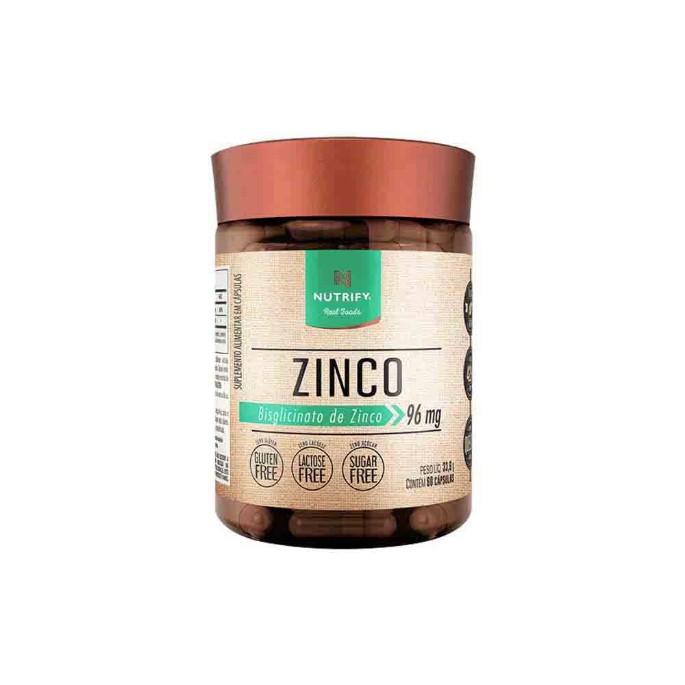 Zinco 60 Cápsulas Nutrify