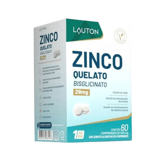 Zinco-Quelato-Bisglicinato-60-Comprimidos-Lauton