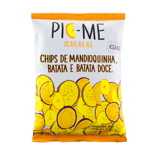 Chips Assado Mandioquinha 34g Pic-Me