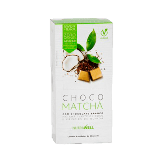 Choco Matchá Branco 80g Nutrawell
