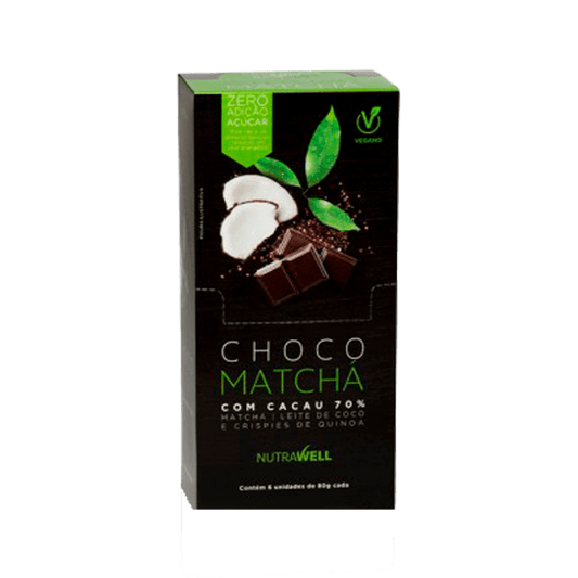 Choco Matchá Preto 80g Nutrawell