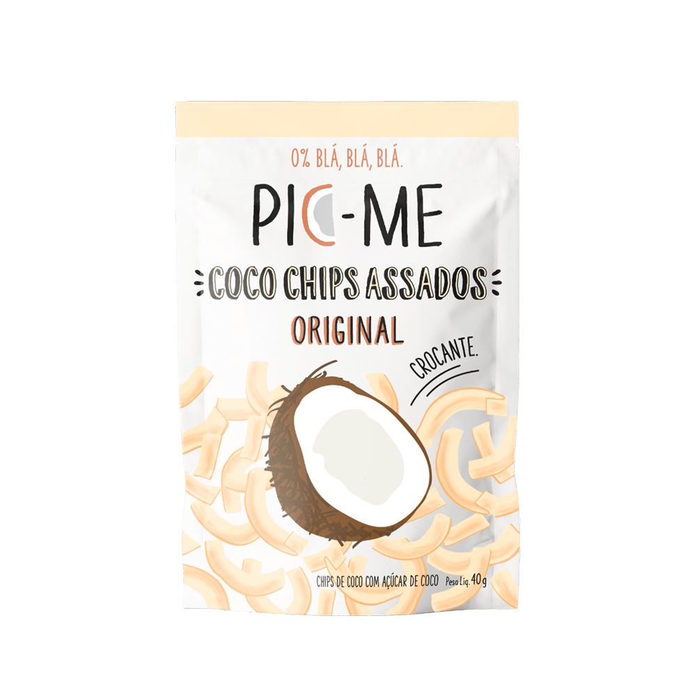 Chips de Coco Assado Original 40g Pic-Me