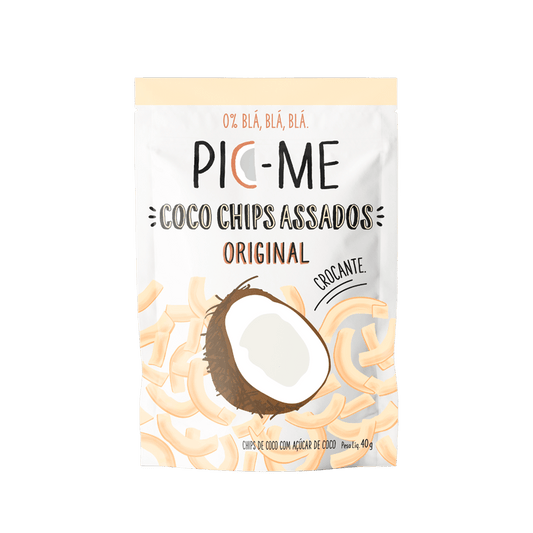 Chips de Coco Assado Original 40g Pic-Me