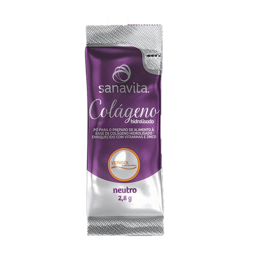 Colágeno Hidrolisado Verisol Neutro Sachê 2,8g Sanavita