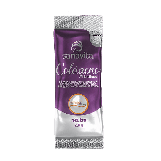 Colágeno Hidrolisado Verisol Neutro Sachê 2,8g Sanavita