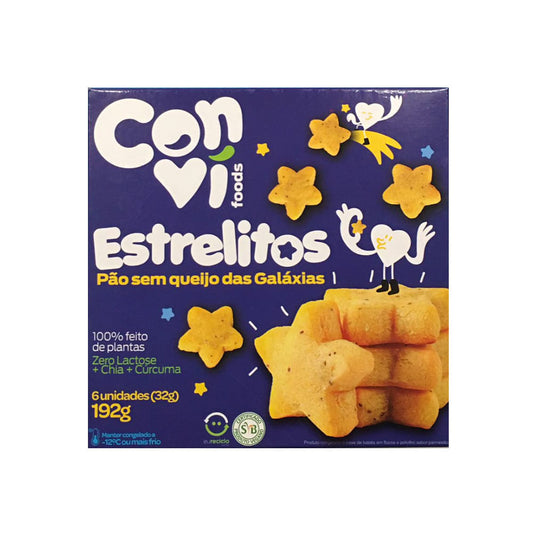Estrelitos Pão sem Queijo 192g Conví Foods