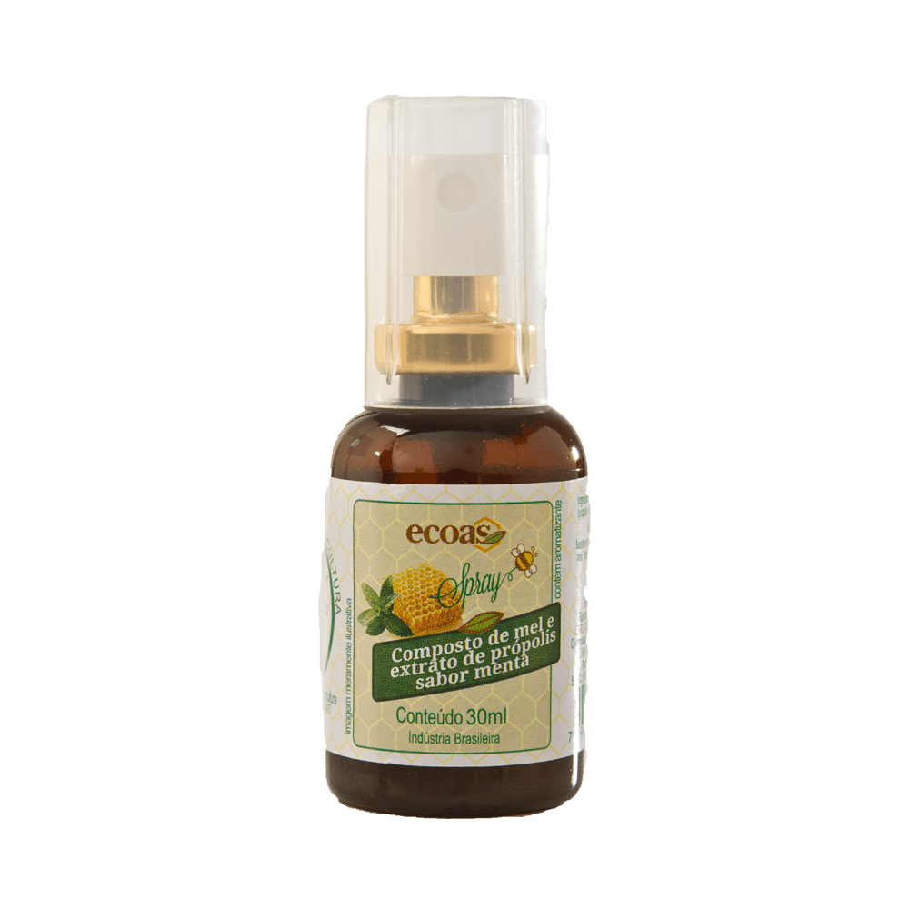 Spray de Própolis sabor Menta 30ml Ecoas