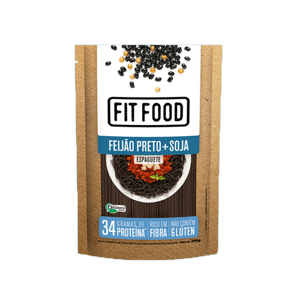 Macarrão de Feijão Preto e Soja 200g Fit Food