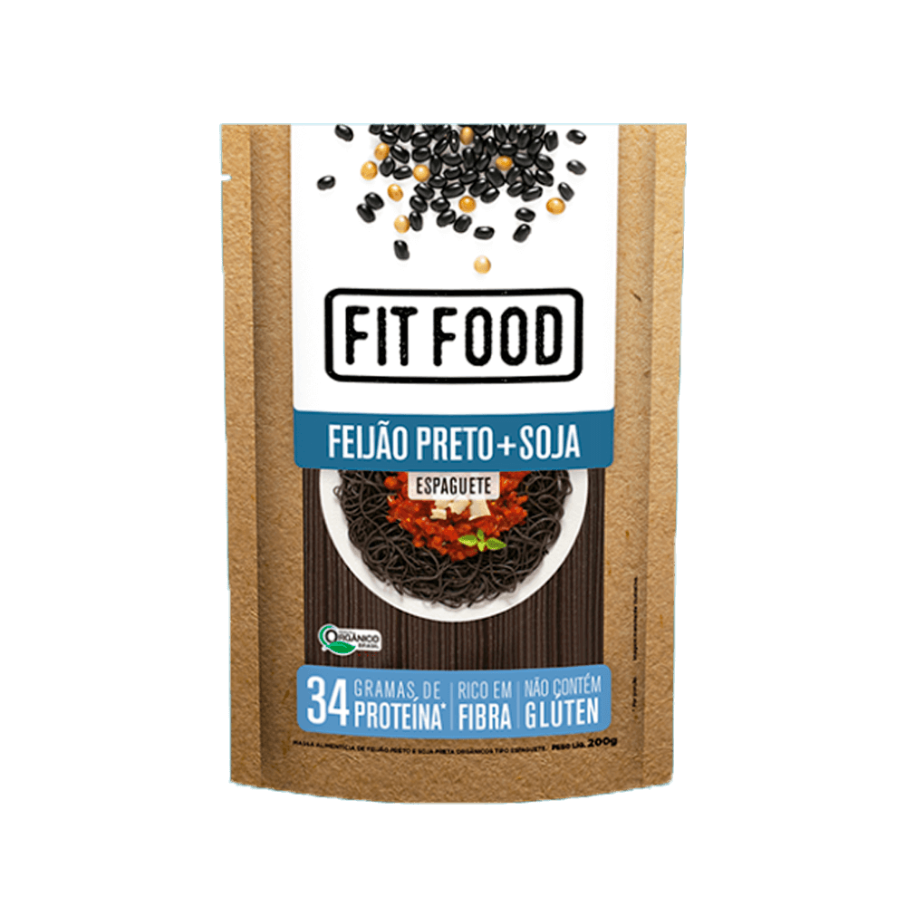 Macarrão Feijão Preto e Soja 200g Fit Food