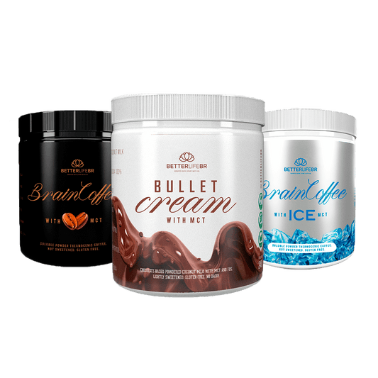Combo 1 BetterLife 1 Brain Coffee + 1 Bullet Cream + 1 Brain Coffee Ice