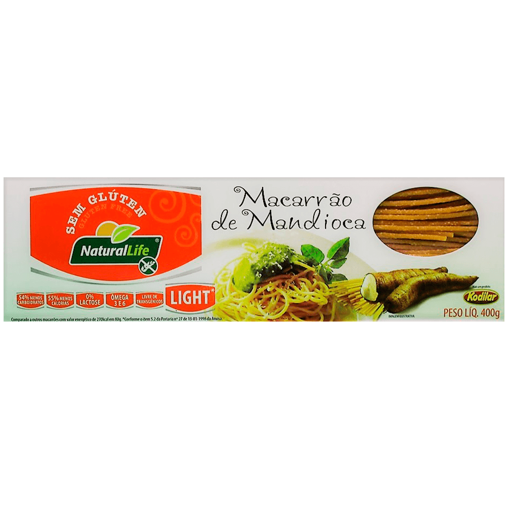 Macarrão de Mandioca 400g Natural Life