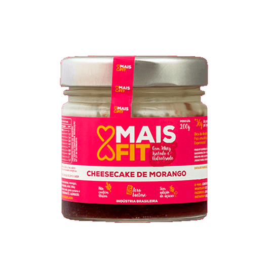 Doce Cheesecake de Morango Zero 200g Mais Fit