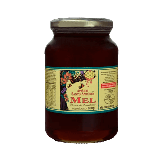 Mel Flores de Eucalipto 800g Apiário Santo Antonio