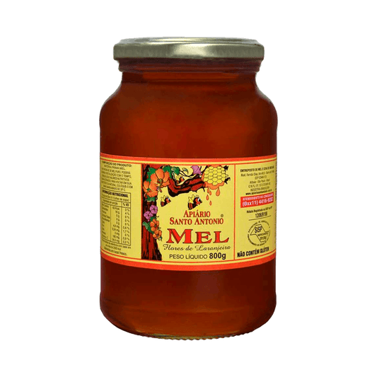 Mel Flores de Laranjeira 800g Apiário Santo Antonio