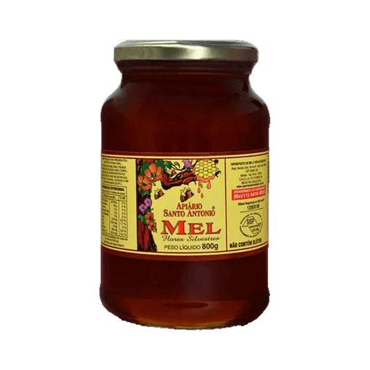 Mel Flores Silvestres 800g Apiário Santo Antonio