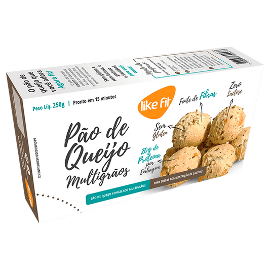 Pão de Queijo Multigrãos 250g Like Fit