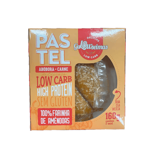 Pastel Low Carb Abóbora e Carne 160g Gulowseimas
