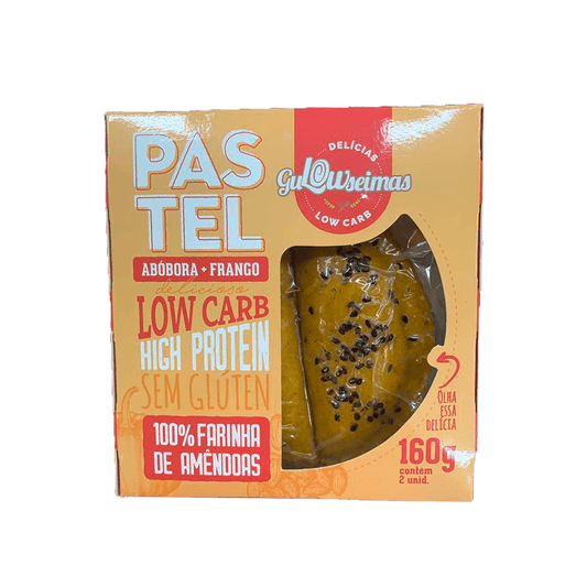 Pastel Low Carb Abóbora e Frango 160g Gulowseimas