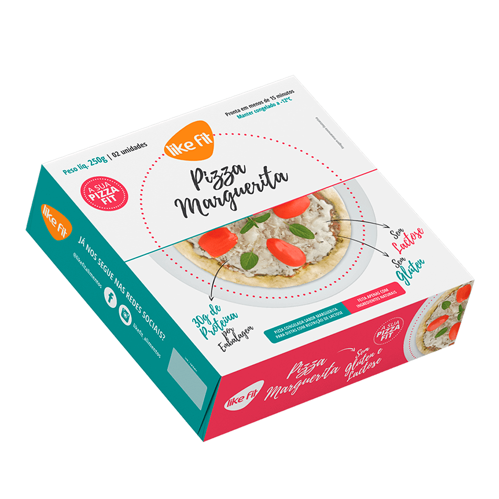 Pizza de Marguerita 250g Like Fit