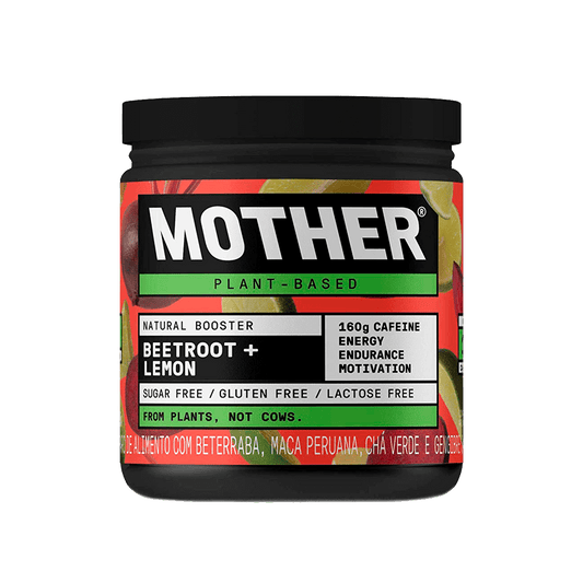 Pré Treino Natural Booster Limão 175g Mother