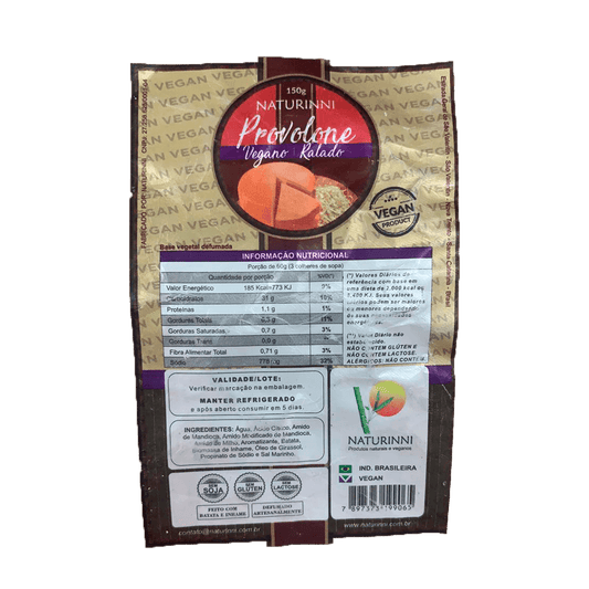 Queijo Provolone Ralado Vegano 150g Naturinni