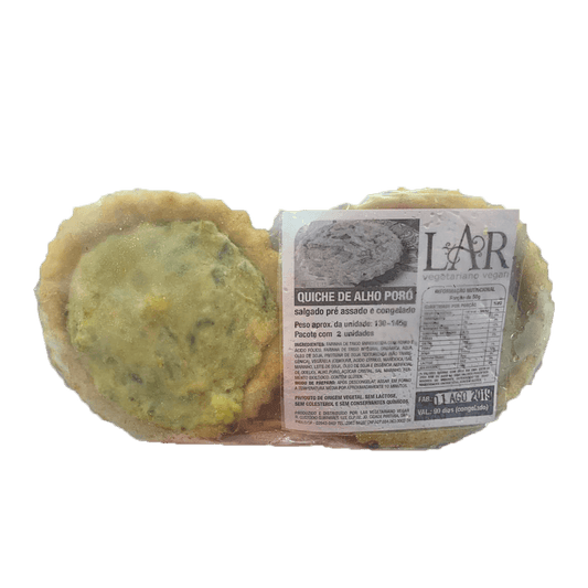 Quiche de Alho Poró 260g Lar Vegetariano Vegan