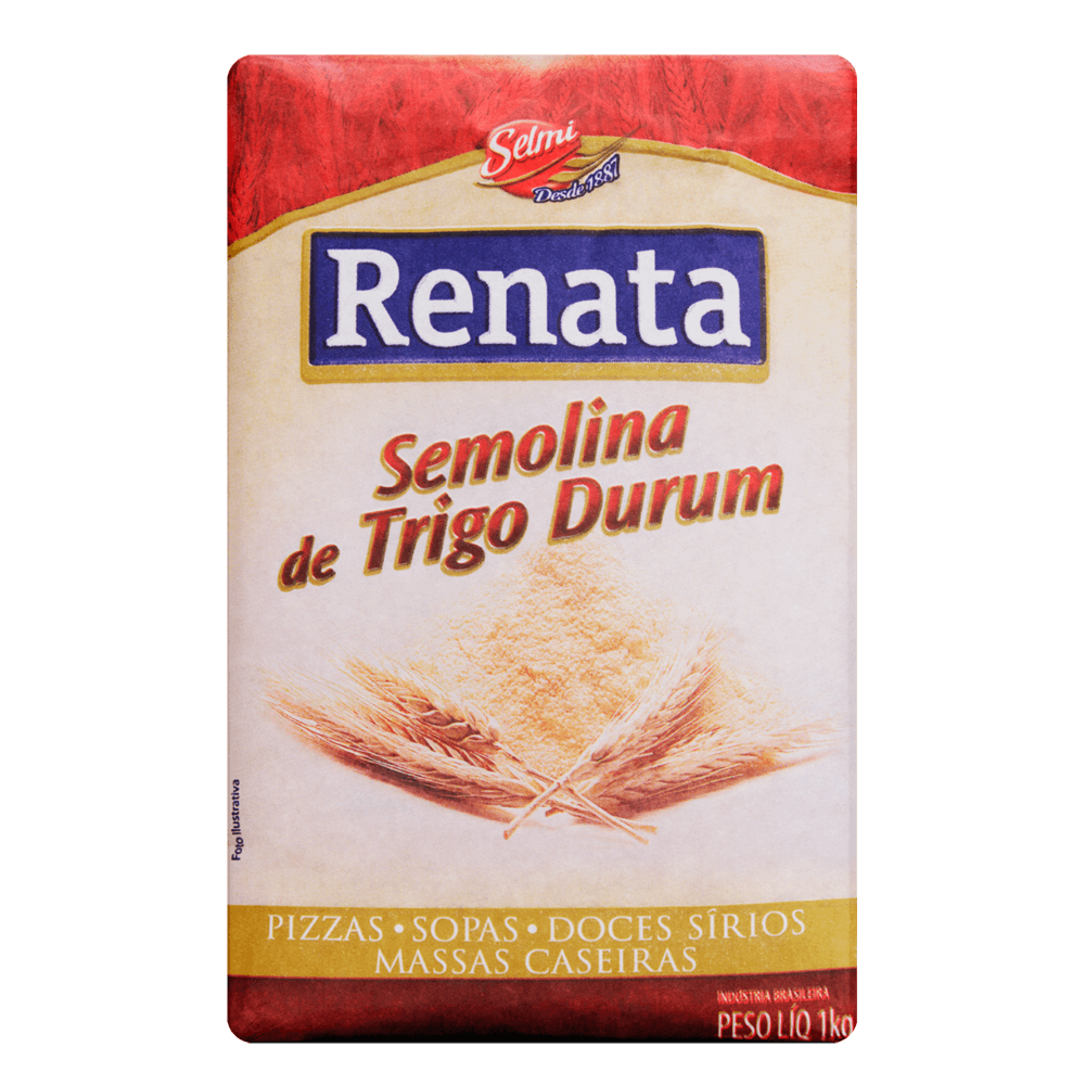 Semolina de Trigo Durum 1kg Renata