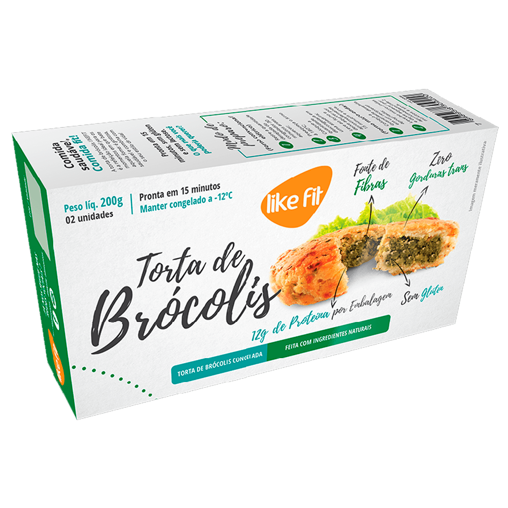 Torta de Brócolis 200g Like Fit