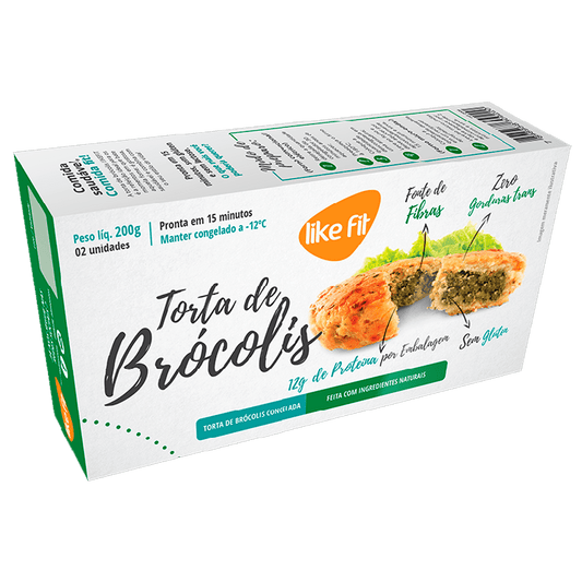Torta de Brócolis 200g Like Fit