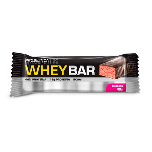 Whey Bar Amendoim 40g Probiótica